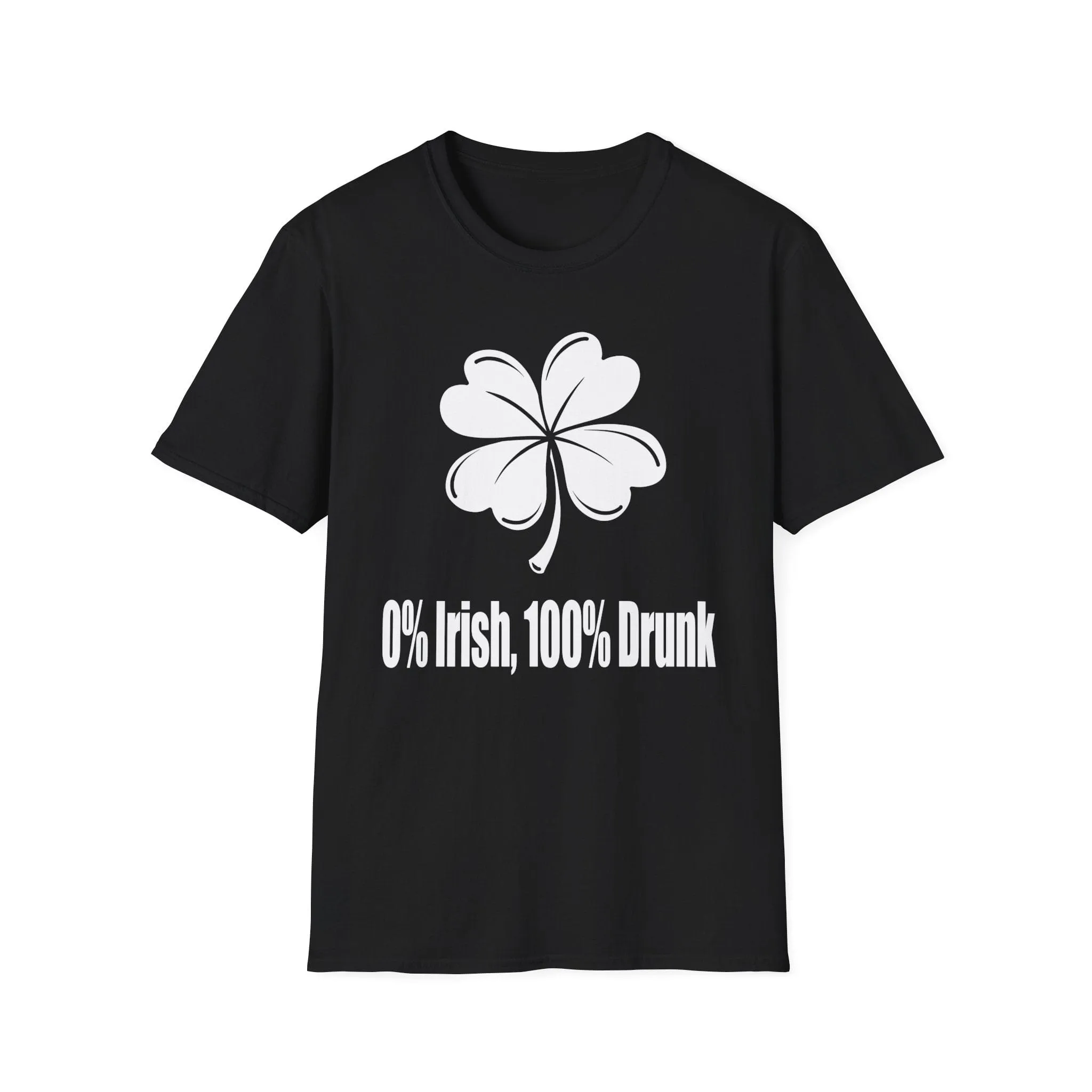 0% Irish, 100% Drunk | Deluxe St Patrick's Day Tee