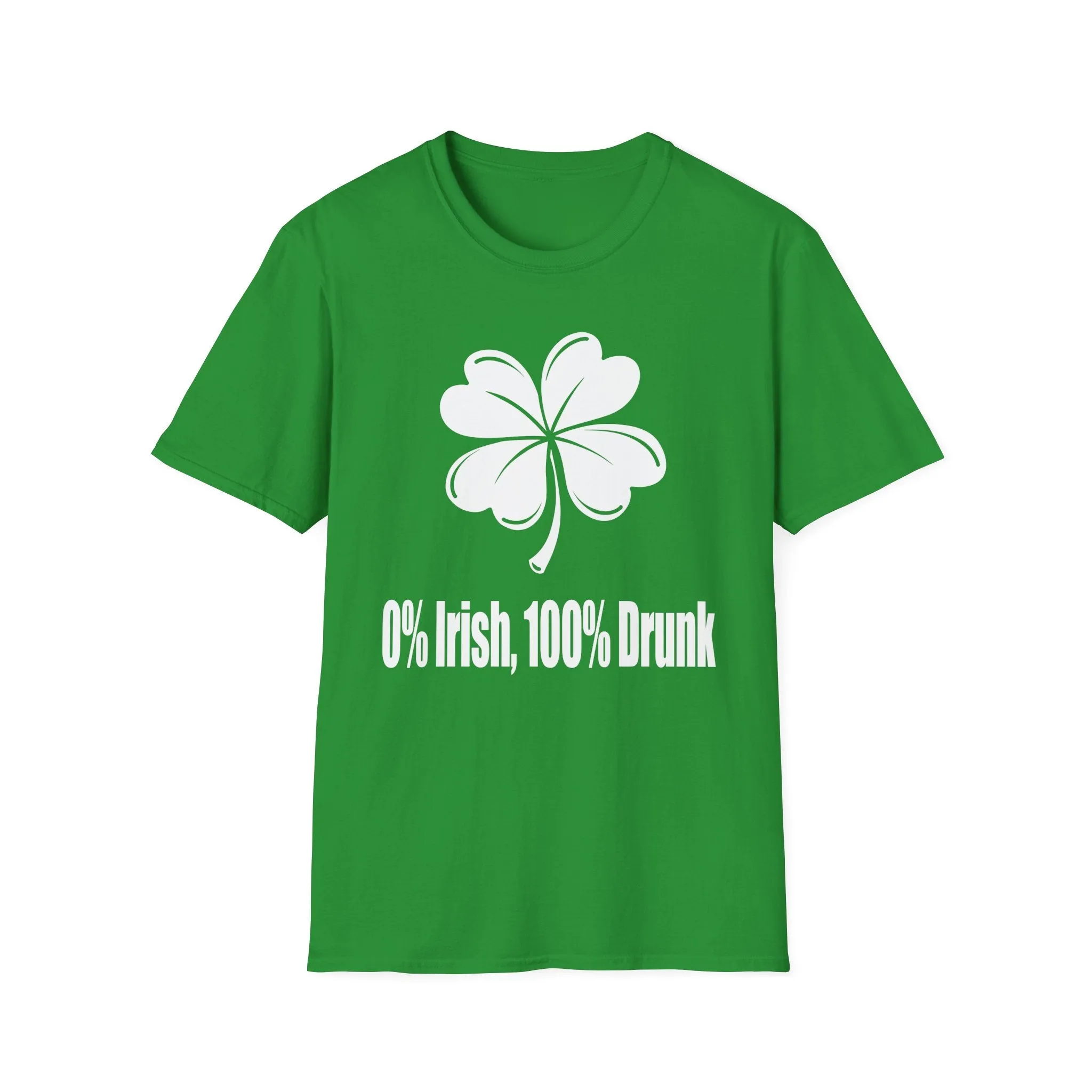 0% Irish, 100% Drunk | Deluxe St Patrick's Day Tee