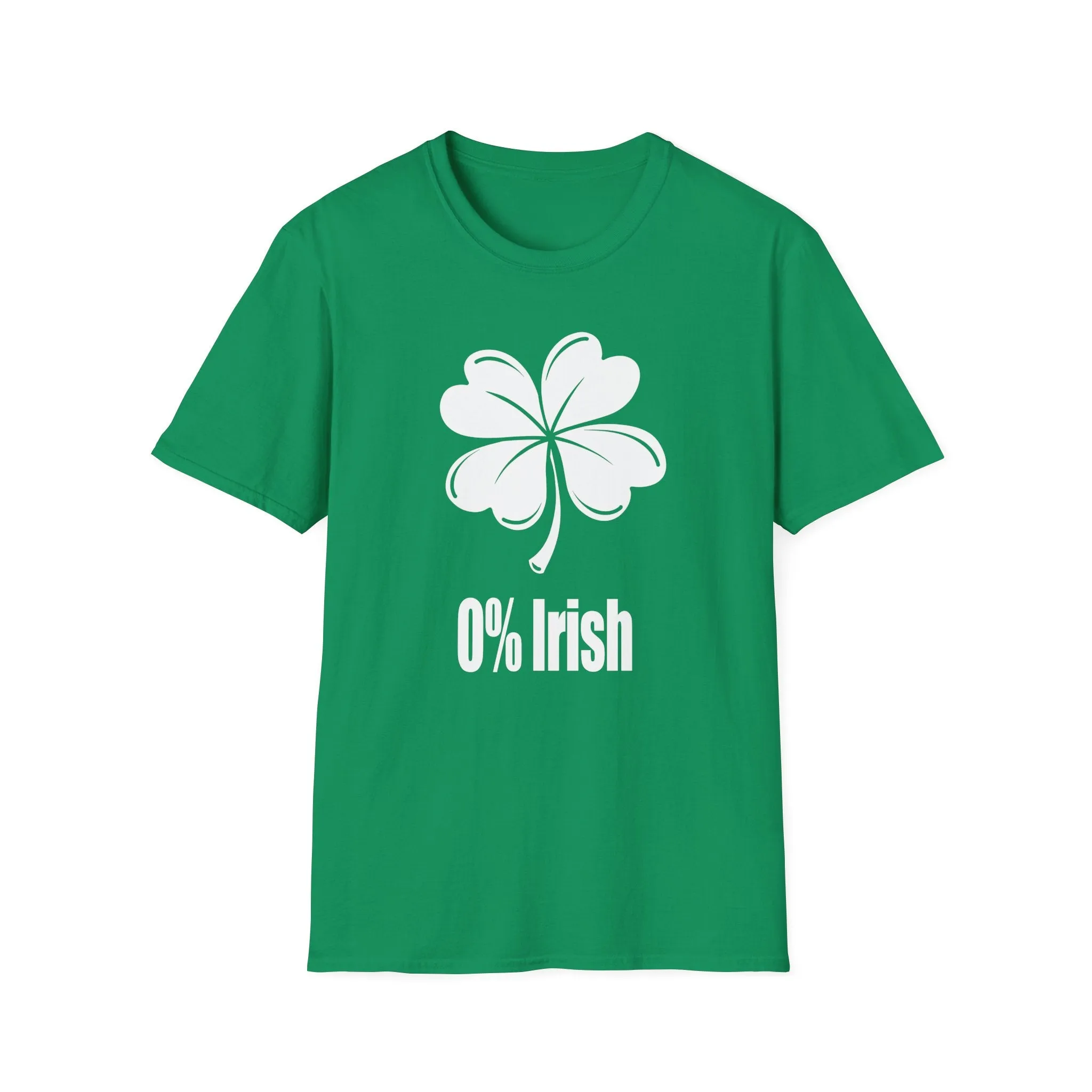 0% Irish | Deluxe St Patrick's Day Tee