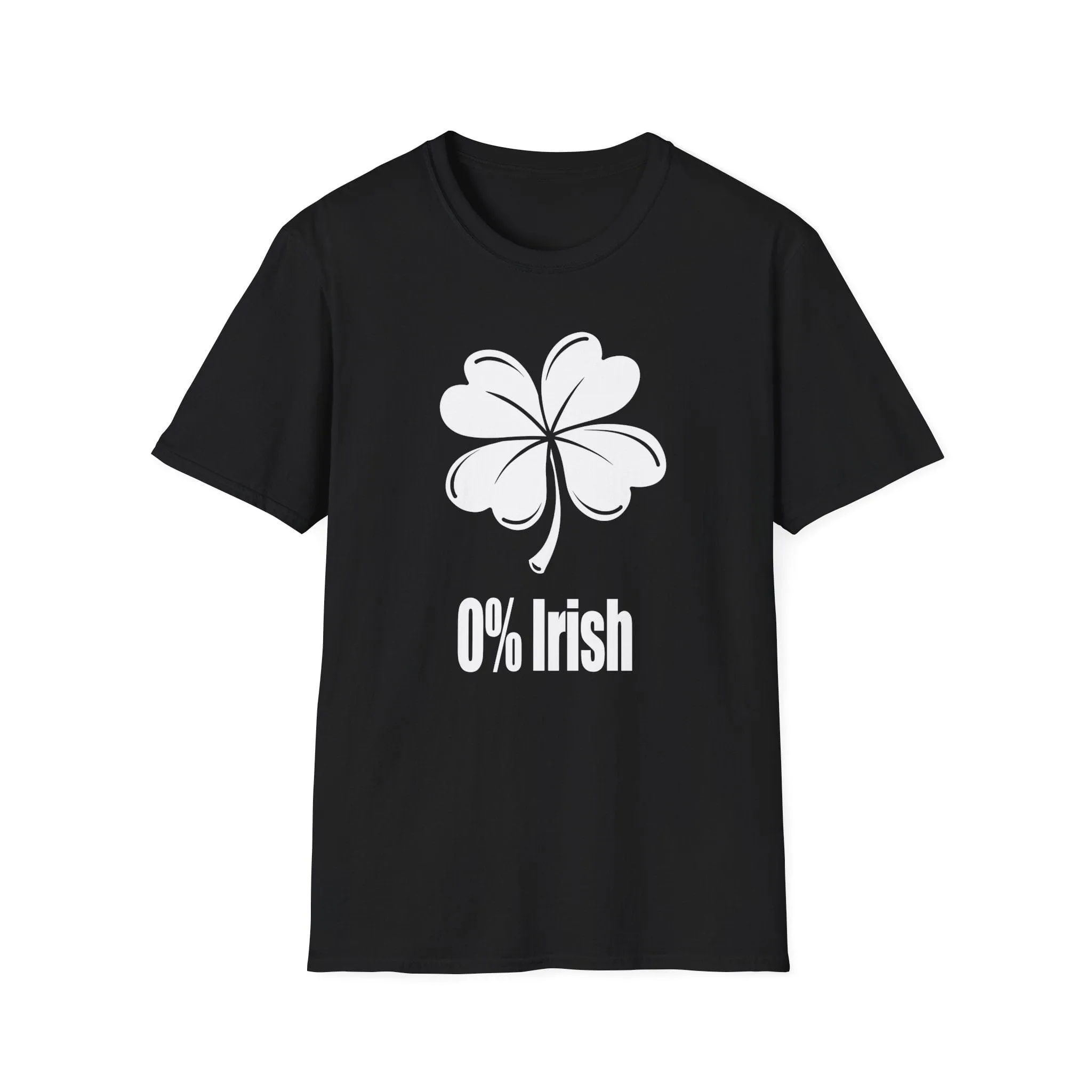 0% Irish | Deluxe St Patrick's Day Tee
