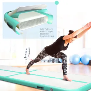 10' Air Track Inflatable Air Gymnastics Mat 4"
