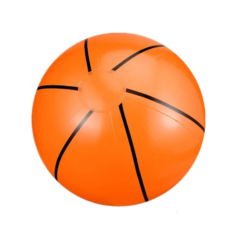 12"/16" Inflatable Large Beach Balls for Kids Adults Durable Pool Toys for Summer Water Games Rainbow Beachball Party Favors
