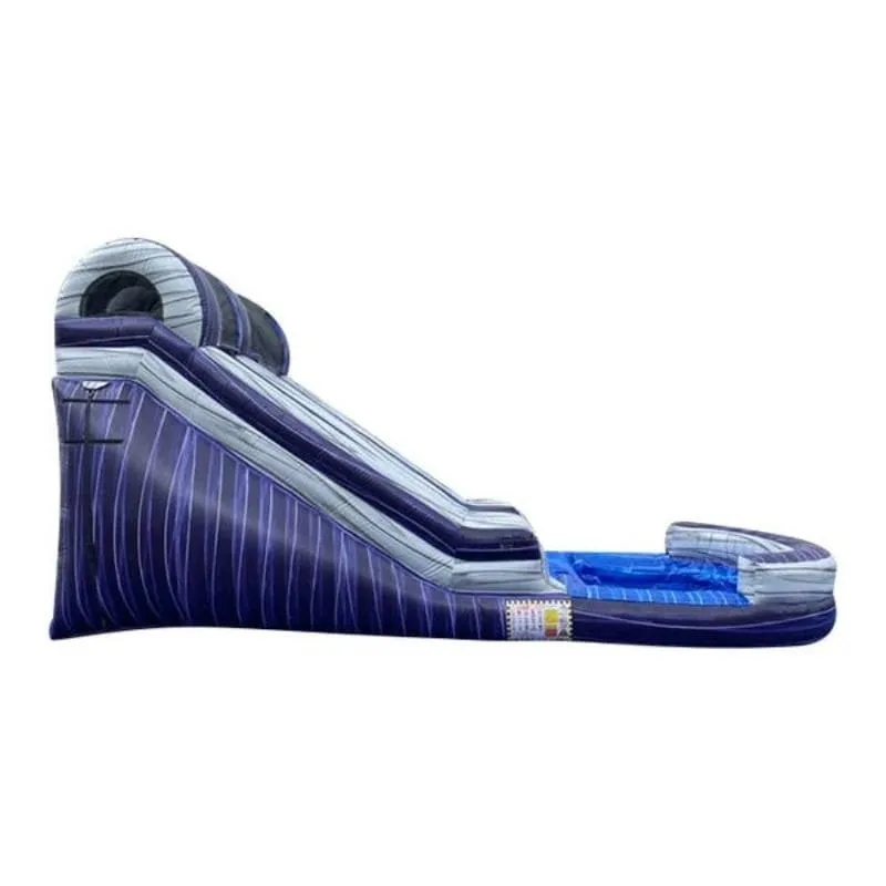 14 FT Elite Purple Inflatable Water Slide