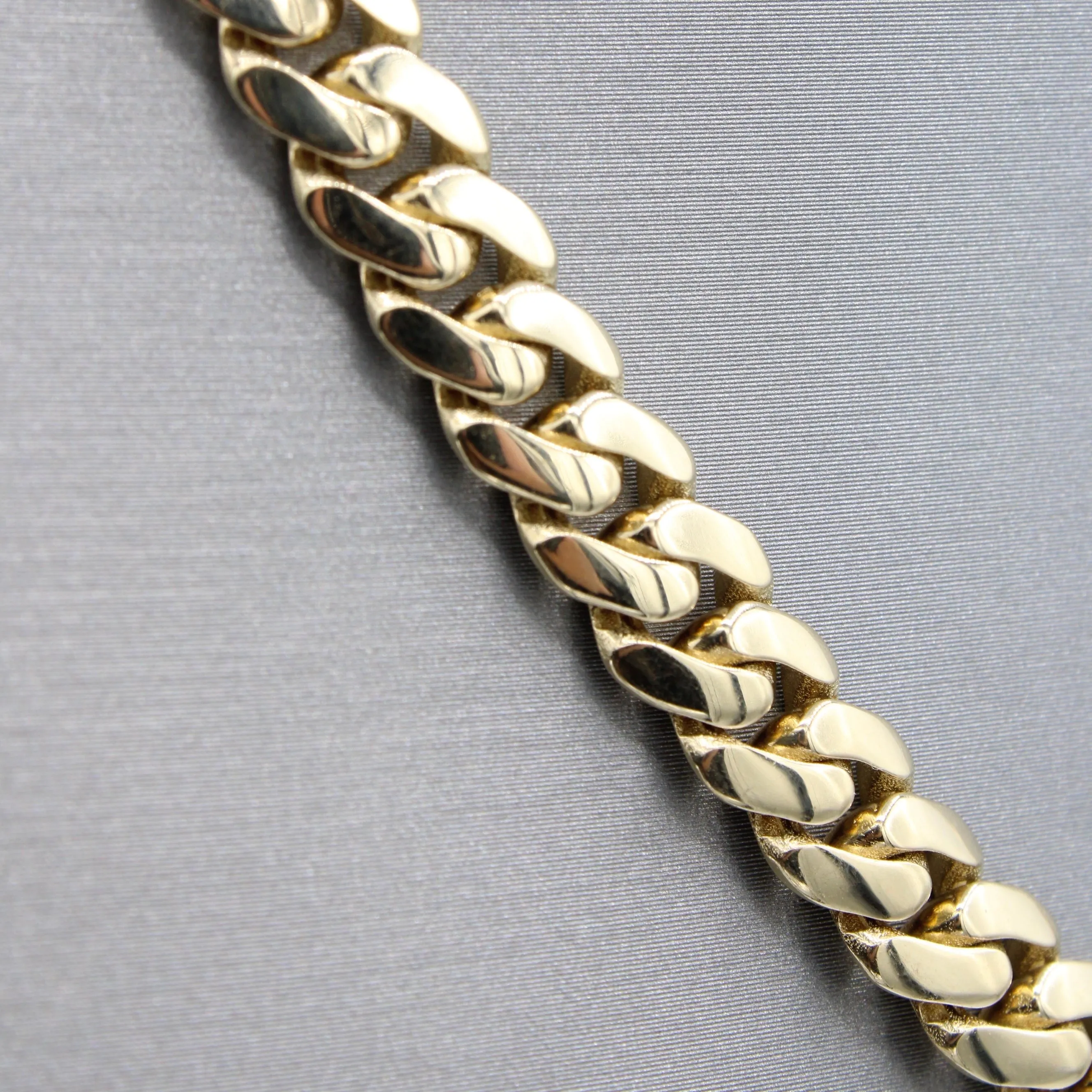 14K Cuban Semi Solid Choker (8MM - 17" Inches) JTJ™