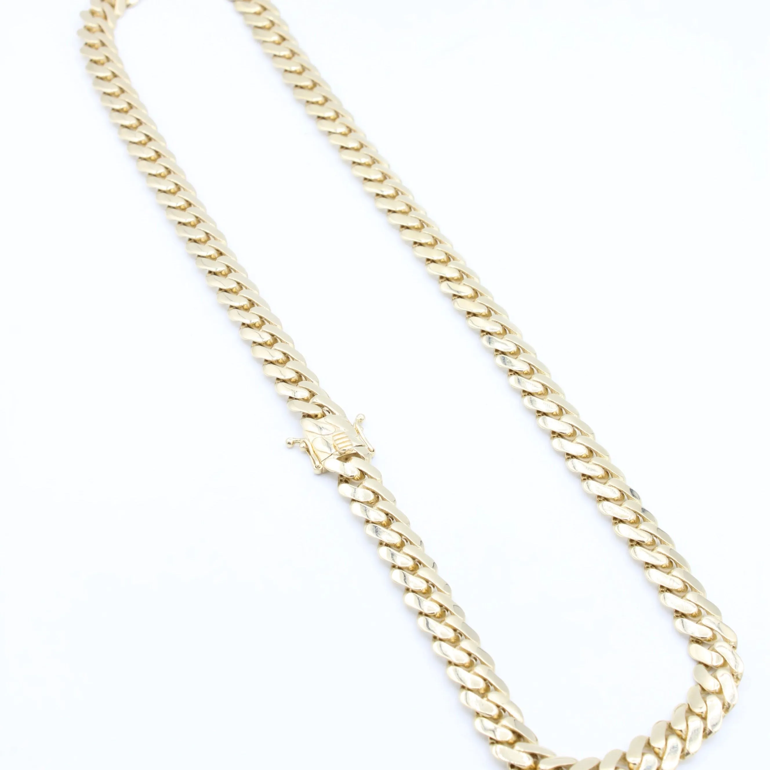 14K Cuban Semi Solid Choker (8MM - 17" Inches) JTJ™