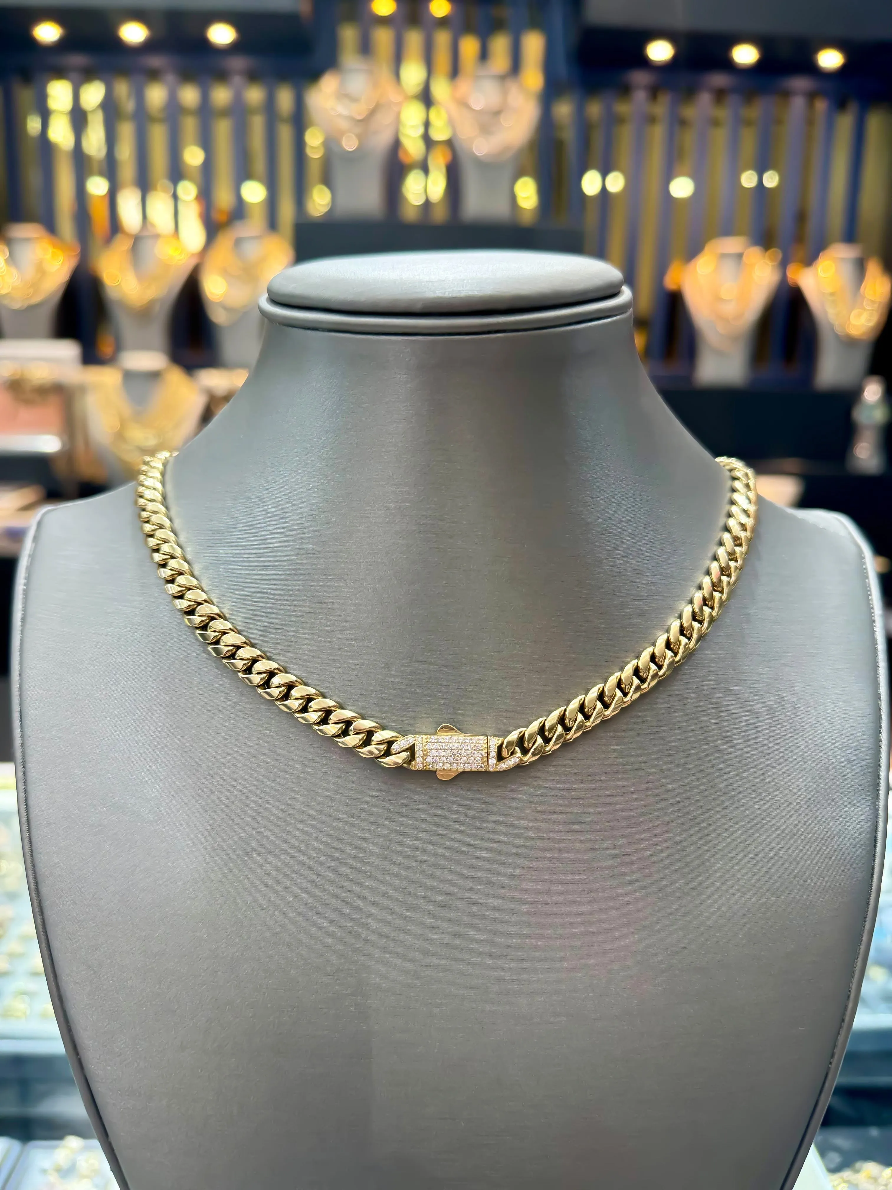 14k Custom Name Pendant   Hollow Cuban Choker for Women (16" Inches) 😍 JTJ™