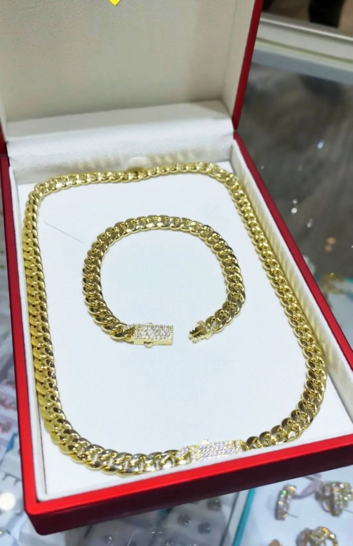 14k Hollow Choker & Bracelet Set (7 mm) JTJ™