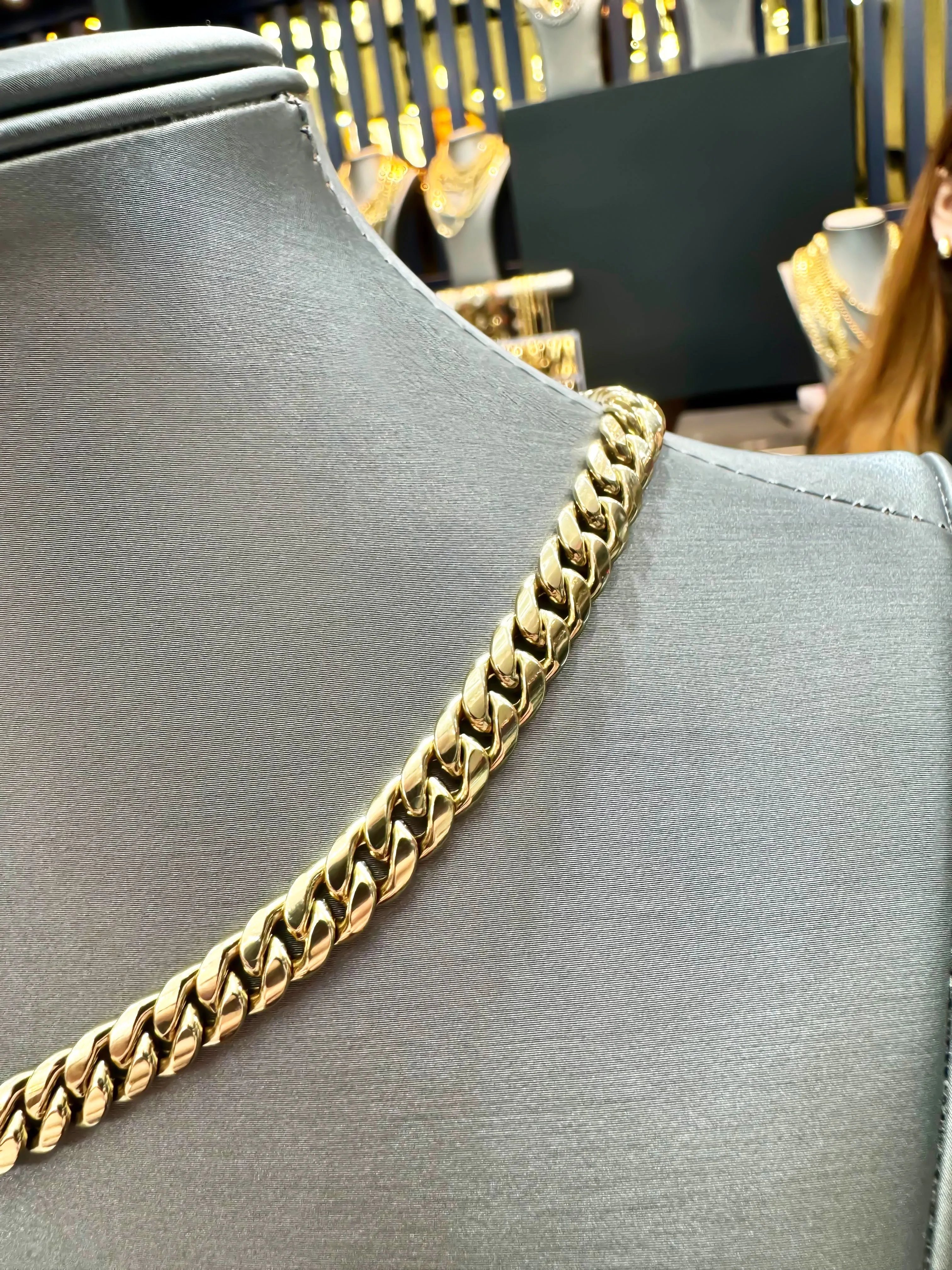 14k Hollow Cuban Choker for Women (16" Inches) JTJ™