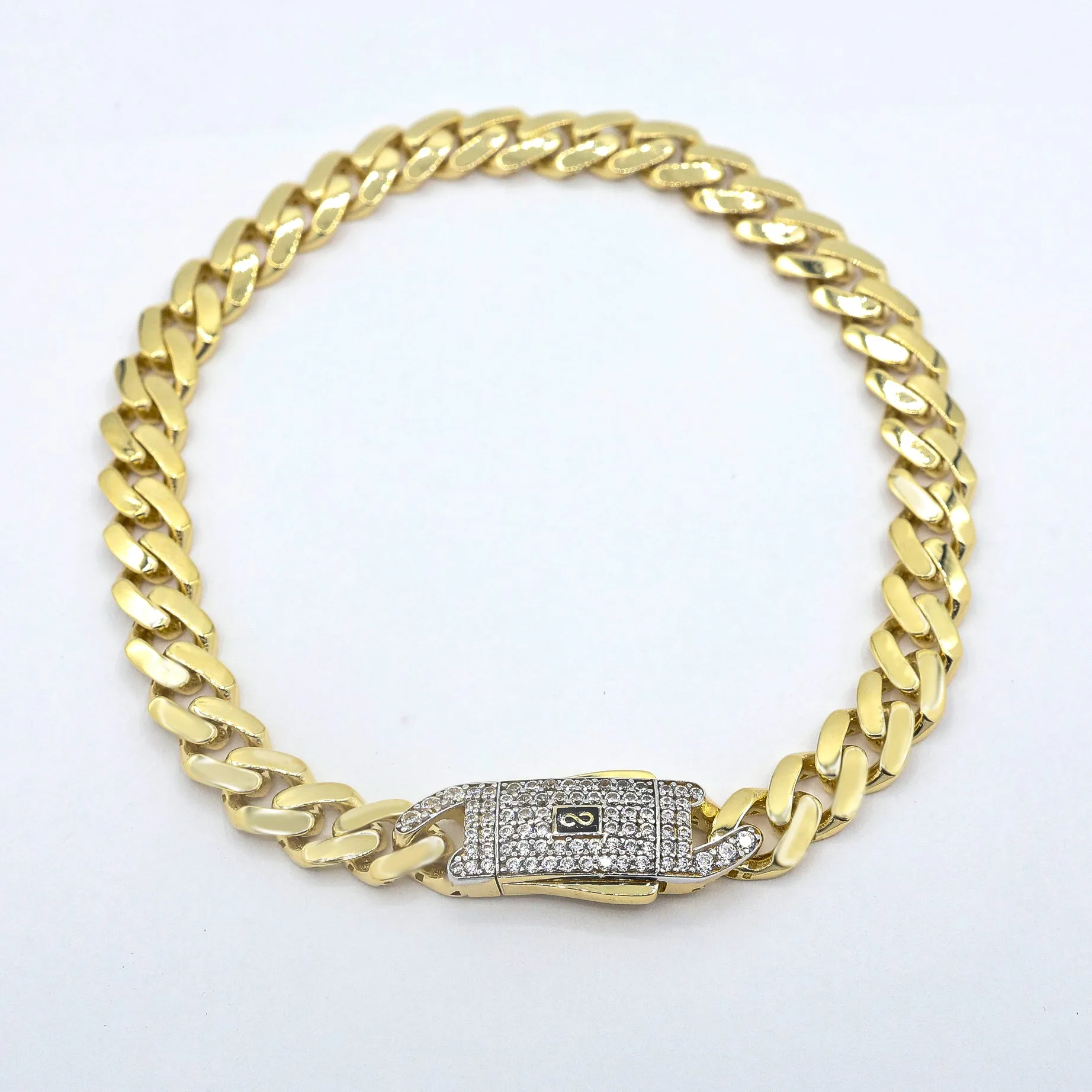 14k Hollow Cuban MONACI Choker & Bracelet Set (6MM) JTJ™