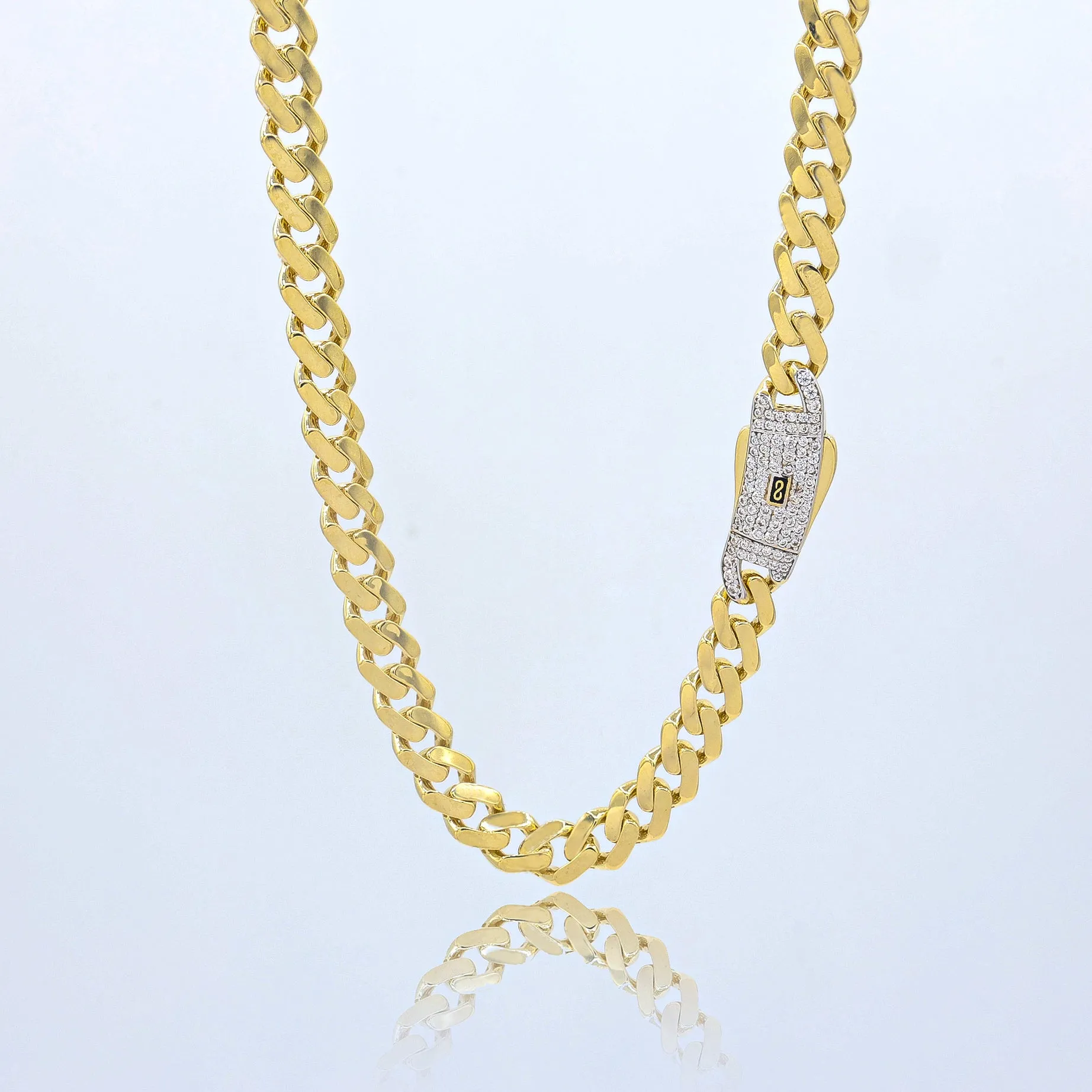 14k Hollow Cuban MONACI Choker & Bracelet Set (6MM) JTJ™