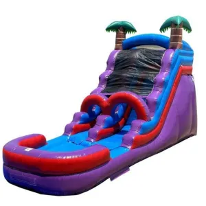 15'H Purple Water Slide Dura-Lite Wet n Dry