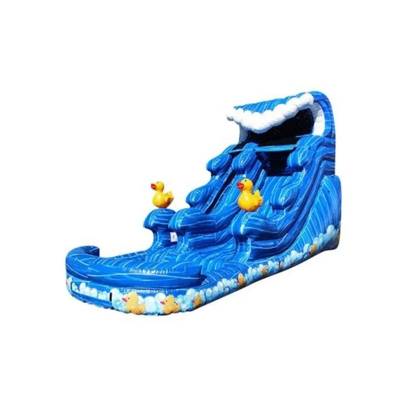 16 FTDuck Inflatable Water Slide in Blue
