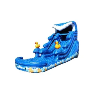 16 FTDuck Inflatable Water Slide in Blue