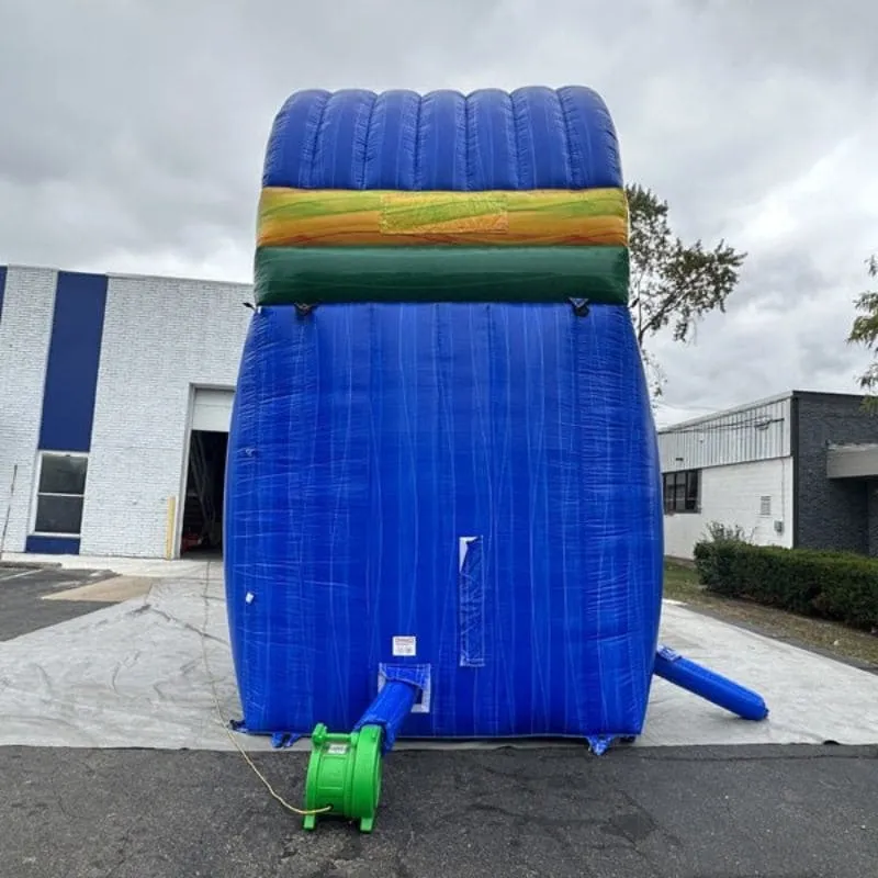 18'H Dura-Lite  Tidal Wave Slide Wet n Dry in Blue