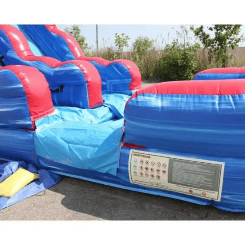 18'H Tsunami Water Slide Wet n Dry