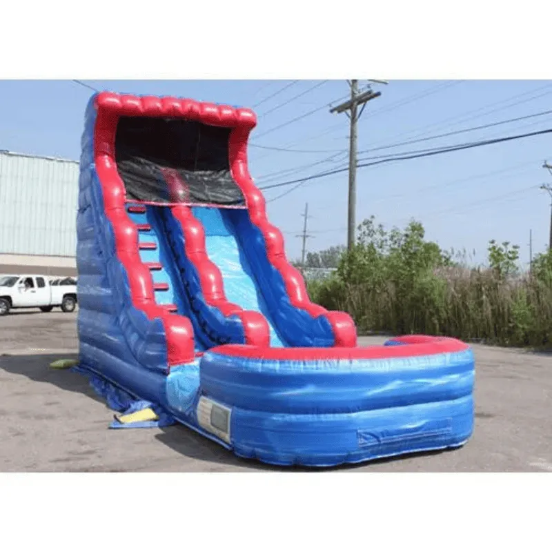18'H Tsunami Water Slide Wet n Dry