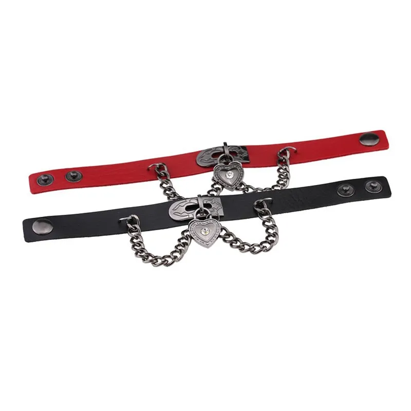 1977 Punk Inspired Cuff Leather Bracelet