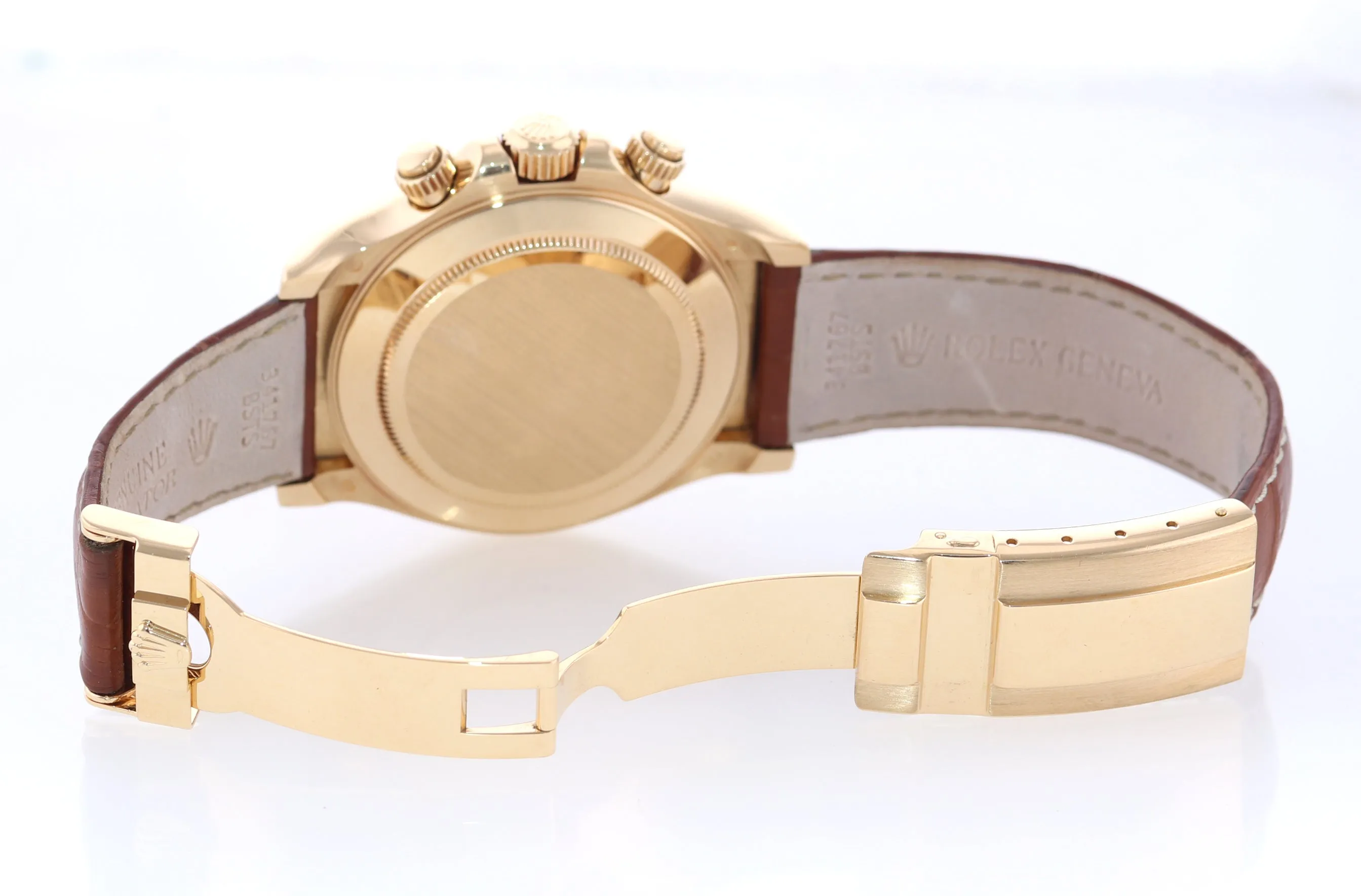 2008 PAPERS Rolex Daytona White Dial 116518 18k Yellow Gold Leather Watch Box
