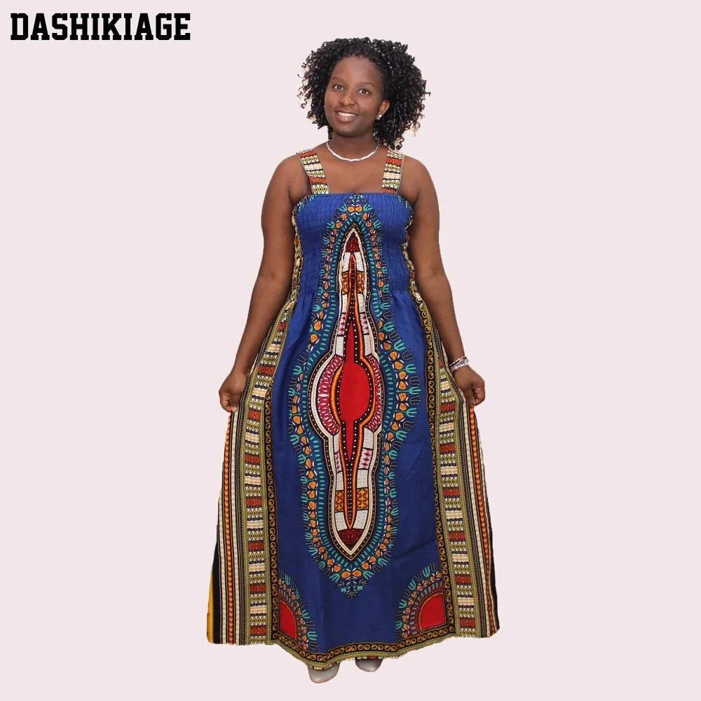 2017 Sexy Backless Dress Summer Dashiki Casual Sundress Beach Women Plus Size Sexy Dress Vestidos De Playa