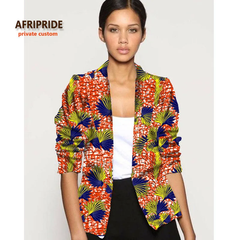 2018 afrcian clothes for women fashion jacket new pattern fabrics coat african femme clothing cotton plus size A722404