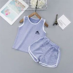 2pc Toddlers Casual Sleeveless Outfit