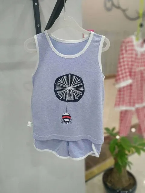2pc Toddlers Casual Sleeveless Outfit