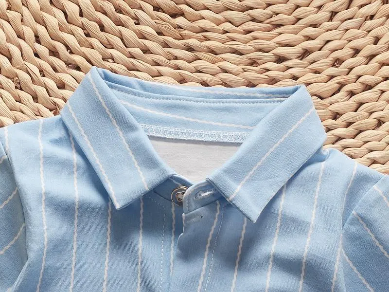 2Pcs Cotton Summer Clothing Sets Stripe