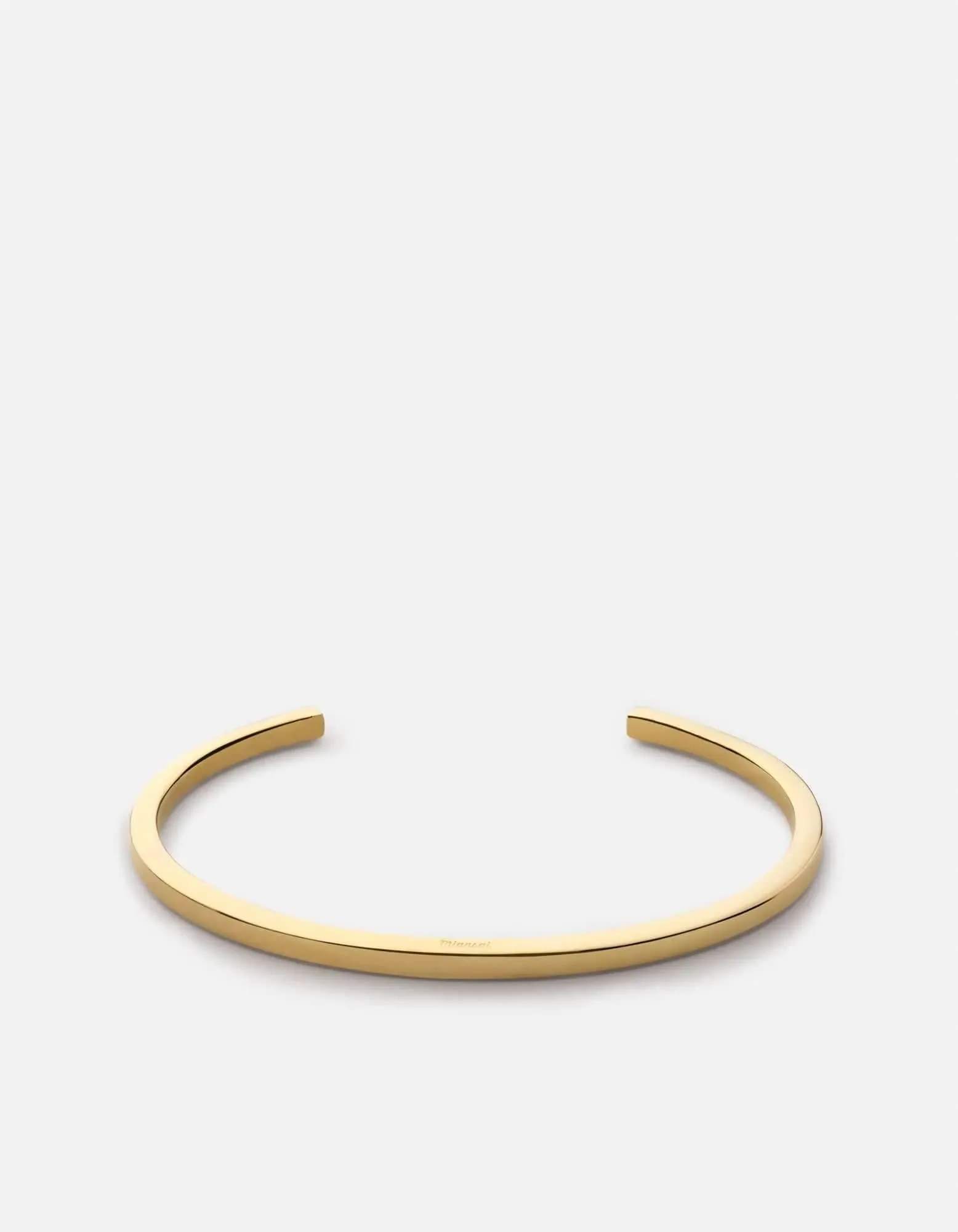 3mm Arbor Cuff, Gold Vermeil/Emerald