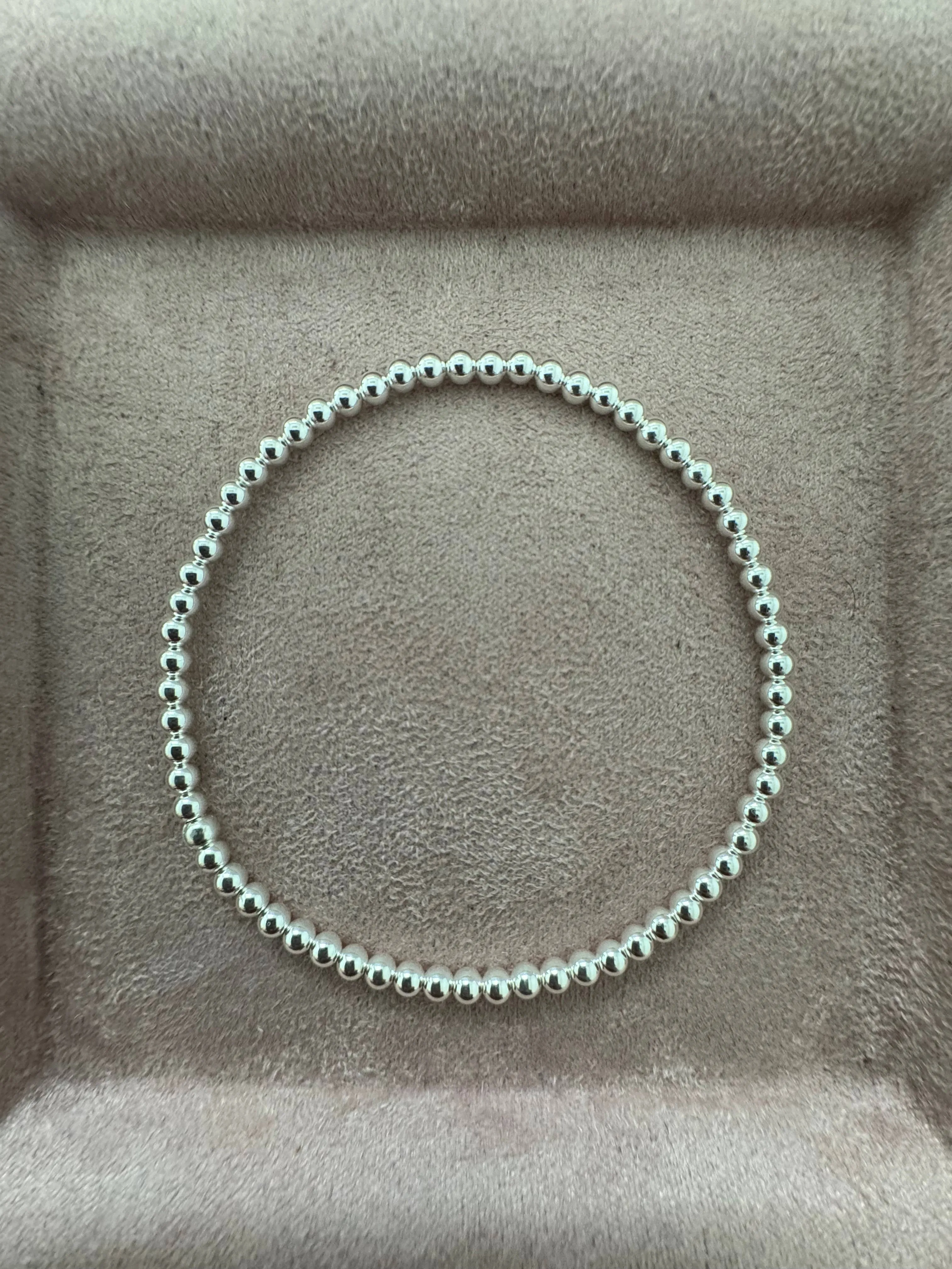 3MM Classic Ball Bead Bracelet - Waterproof