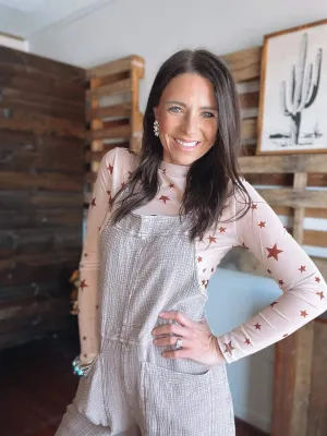 41075  MUSHROOM MINERAL WASH JUMPSUIT