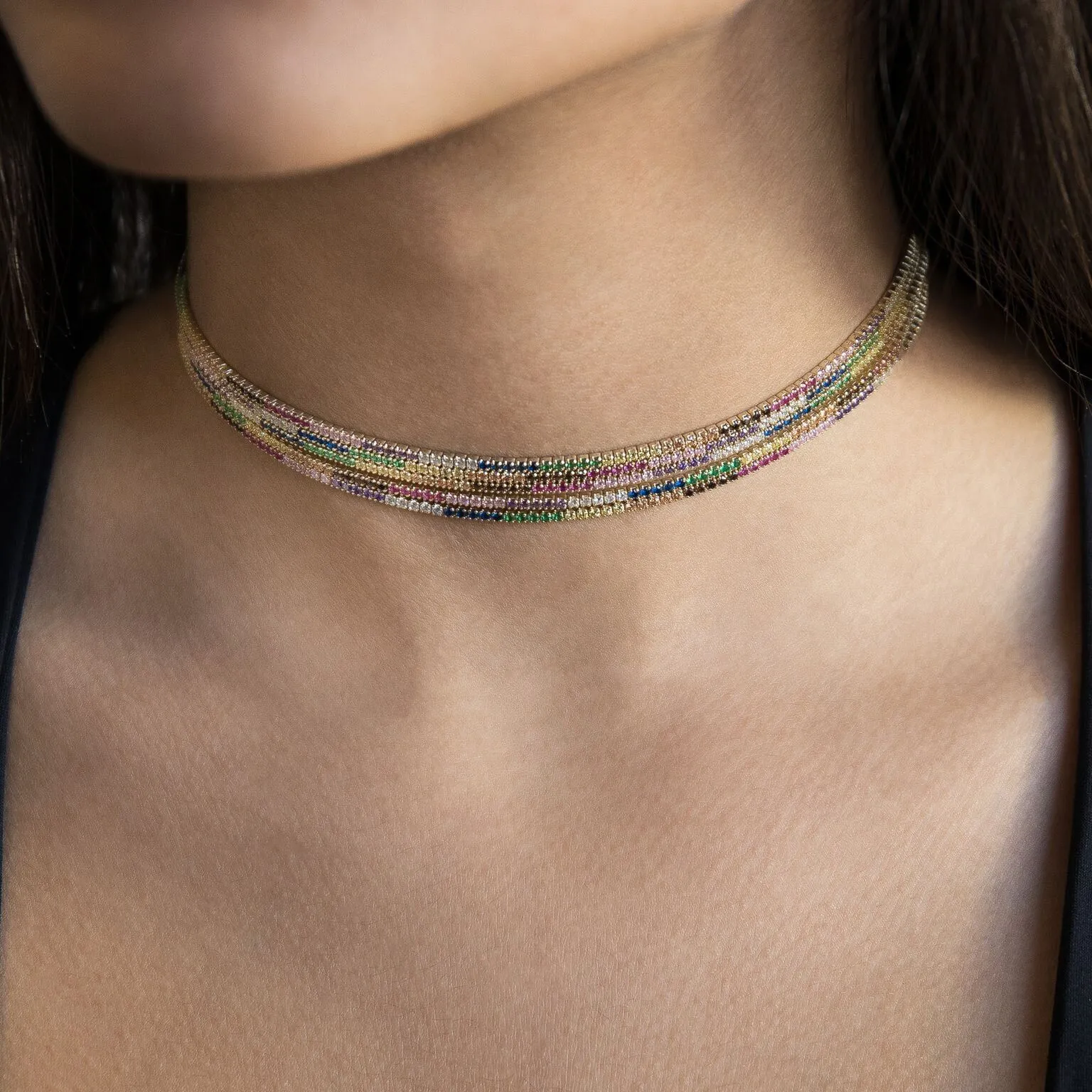 5 Row Tennis Choker