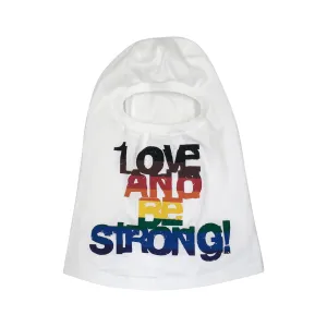 50% OFF "LOVE AND BE STRONG" BALACLAVA / HEAD COVER