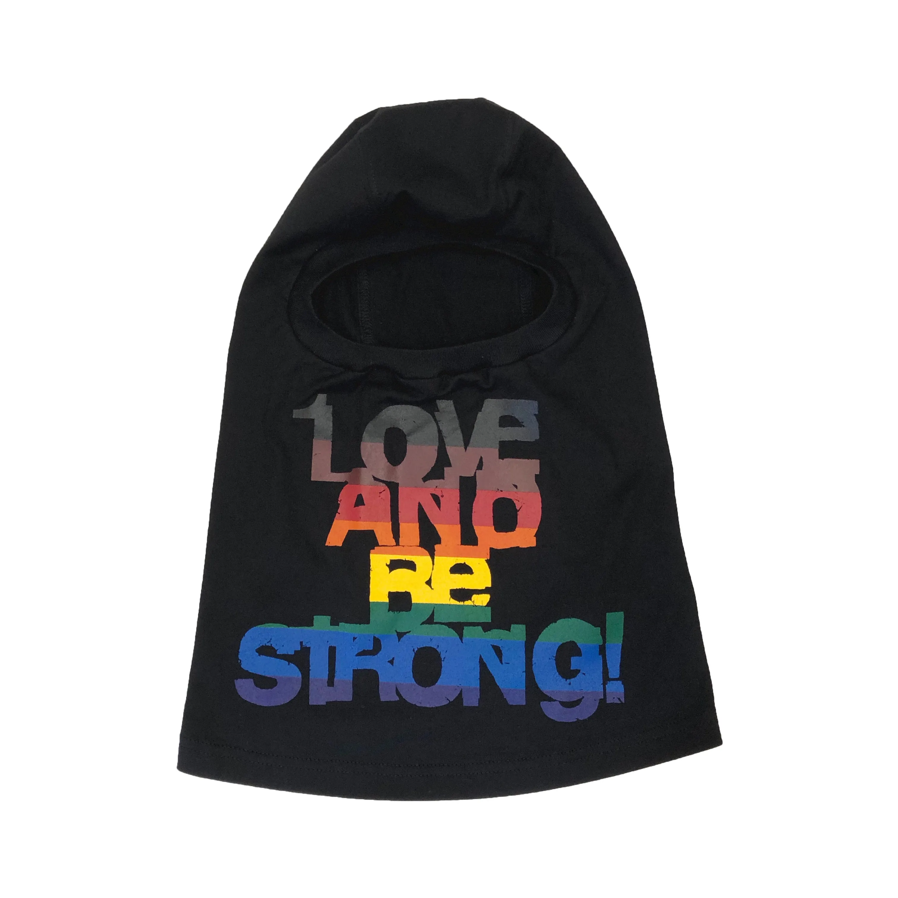 50% OFF "LOVE AND BE STRONG" BALACLAVA / HEAD COVER