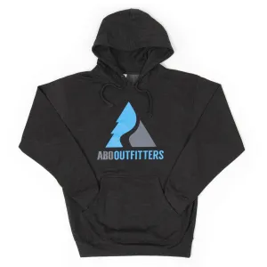 ABO Outfitters Hoodie Dark Charcoal Columbia Blue