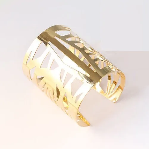 Abstract Hollow Pattern Cuff
