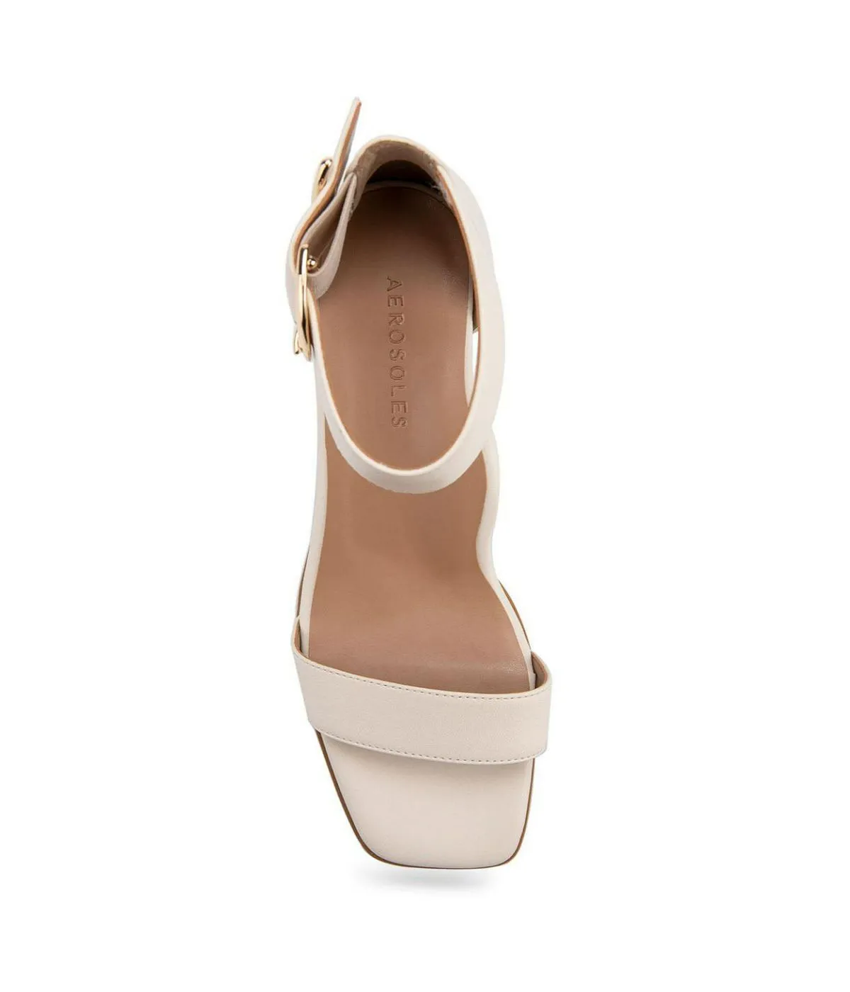 Aerosoles Eliza Sandal White Leather