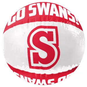 AFL INFLATABLE BEACH BALL SYDNEY SWANS