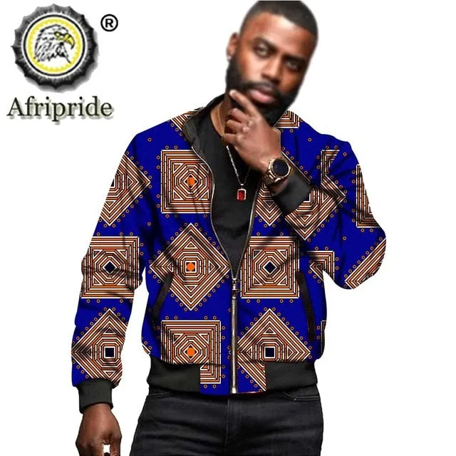 African Dashiki Print Men's Jacket