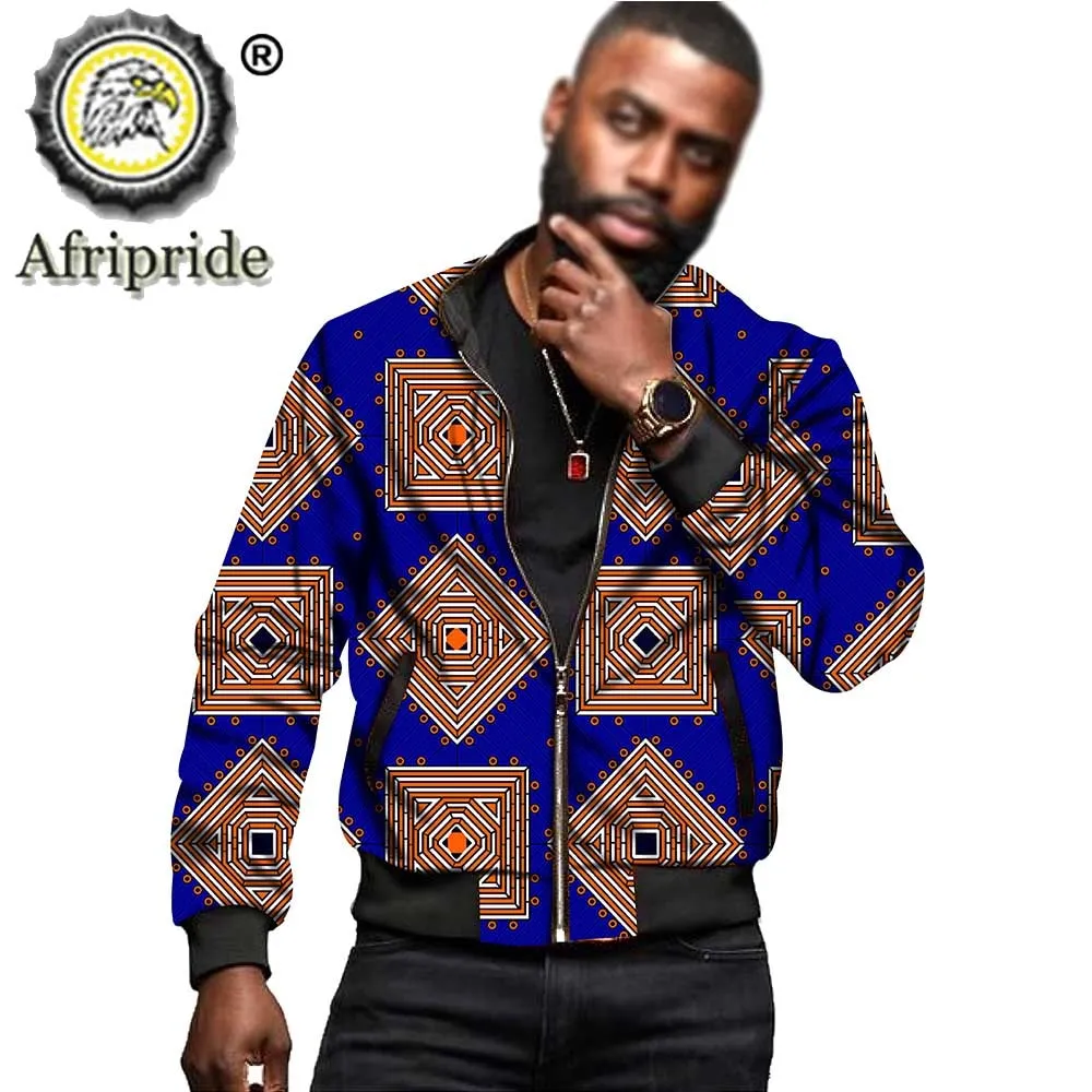 African Dashiki Print Men's Jacket