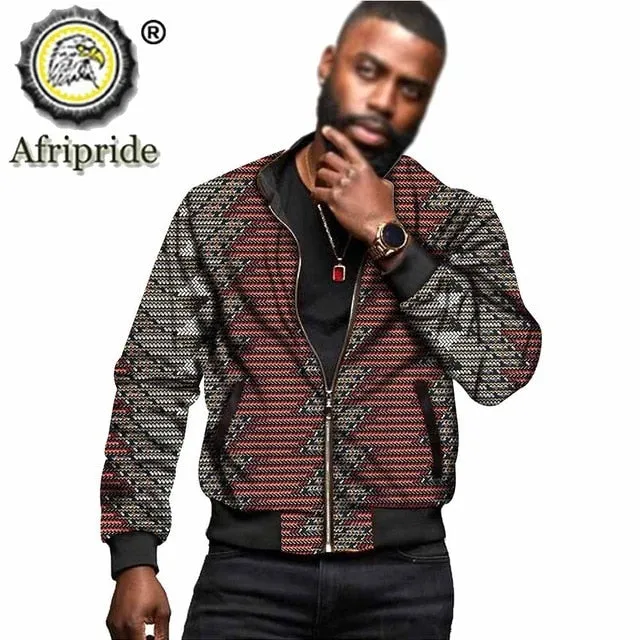 African Dashiki Print Men's Jacket