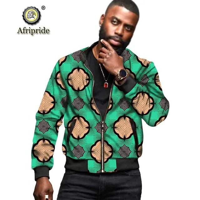 African Dashiki Print Men's Jacket