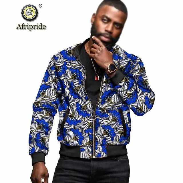 African Dashiki Print Men's Jacket