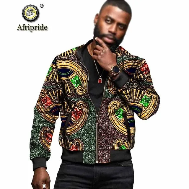 African Dashiki Print Men's Jacket