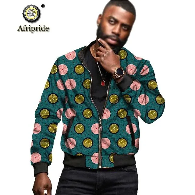 African Dashiki Print Men's Jacket