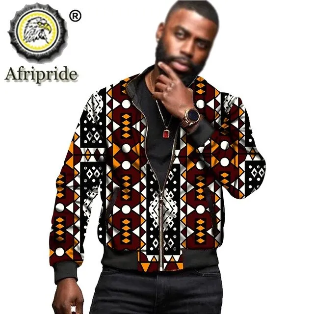 African Dashiki Print Men's Jacket