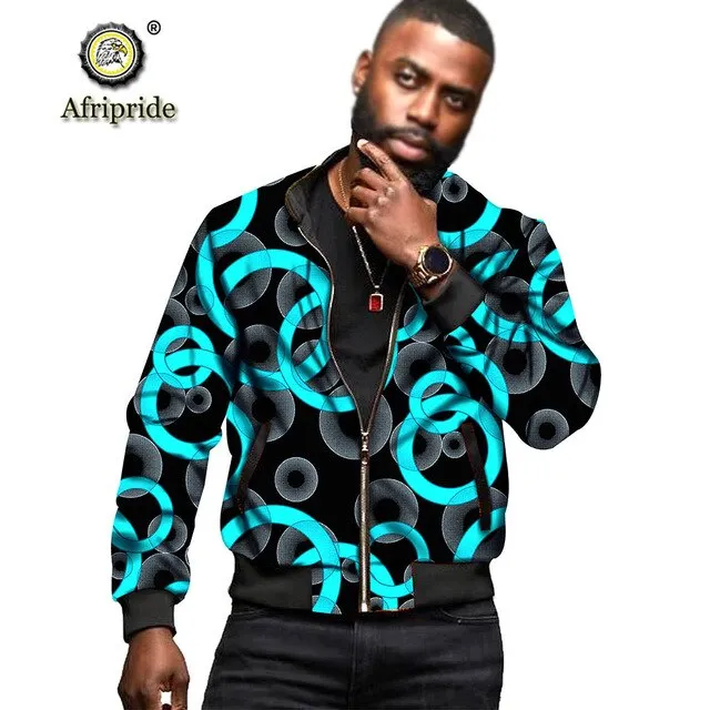 African Dashiki Print Men's Jacket