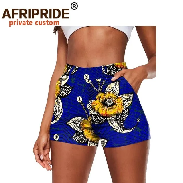 African Print Cotton Summer Shorts