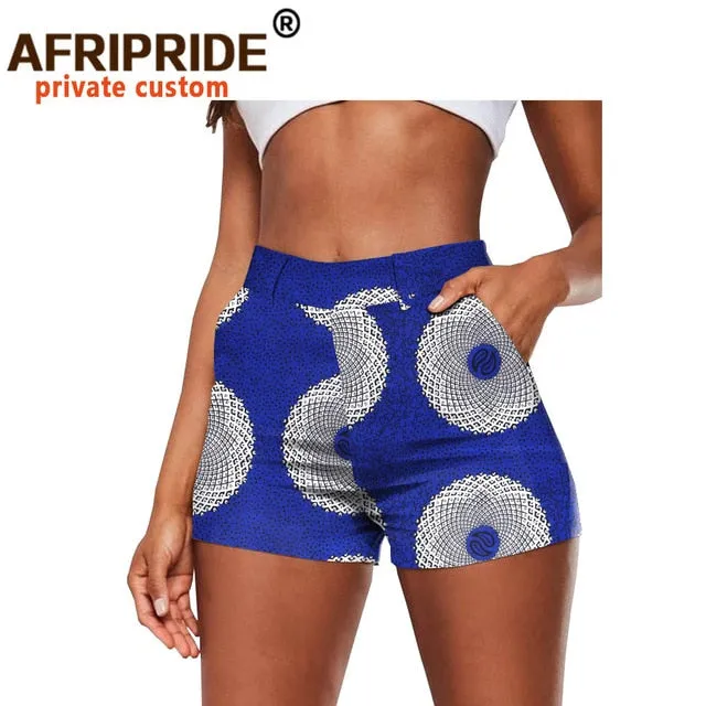 African Print Cotton Summer Shorts