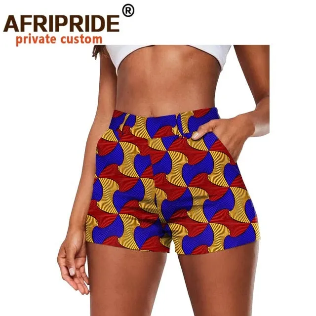 African Print Cotton Summer Shorts