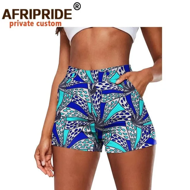 African Print Cotton Summer Shorts